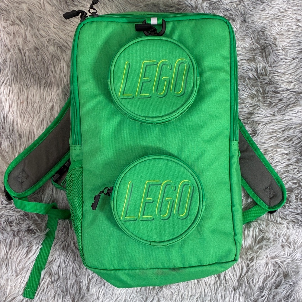 Lego Brick Backpack in Green
